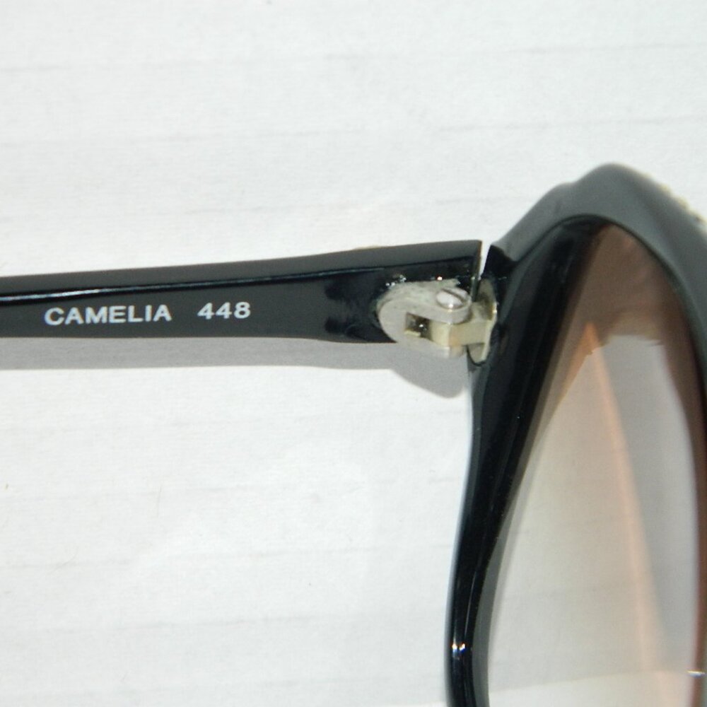Stendhal Vintage 70’s-80’s Designer Black Glasses Frames w/ +2.50 Reader lenses - Picture 12 of 14